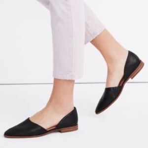 Madewell The Marisa d’ Orsay Flat in leather